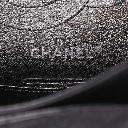 Chanel Metallic Sheepskin Quilted 2.55 Reissue 225 Flap Black 6 of 12