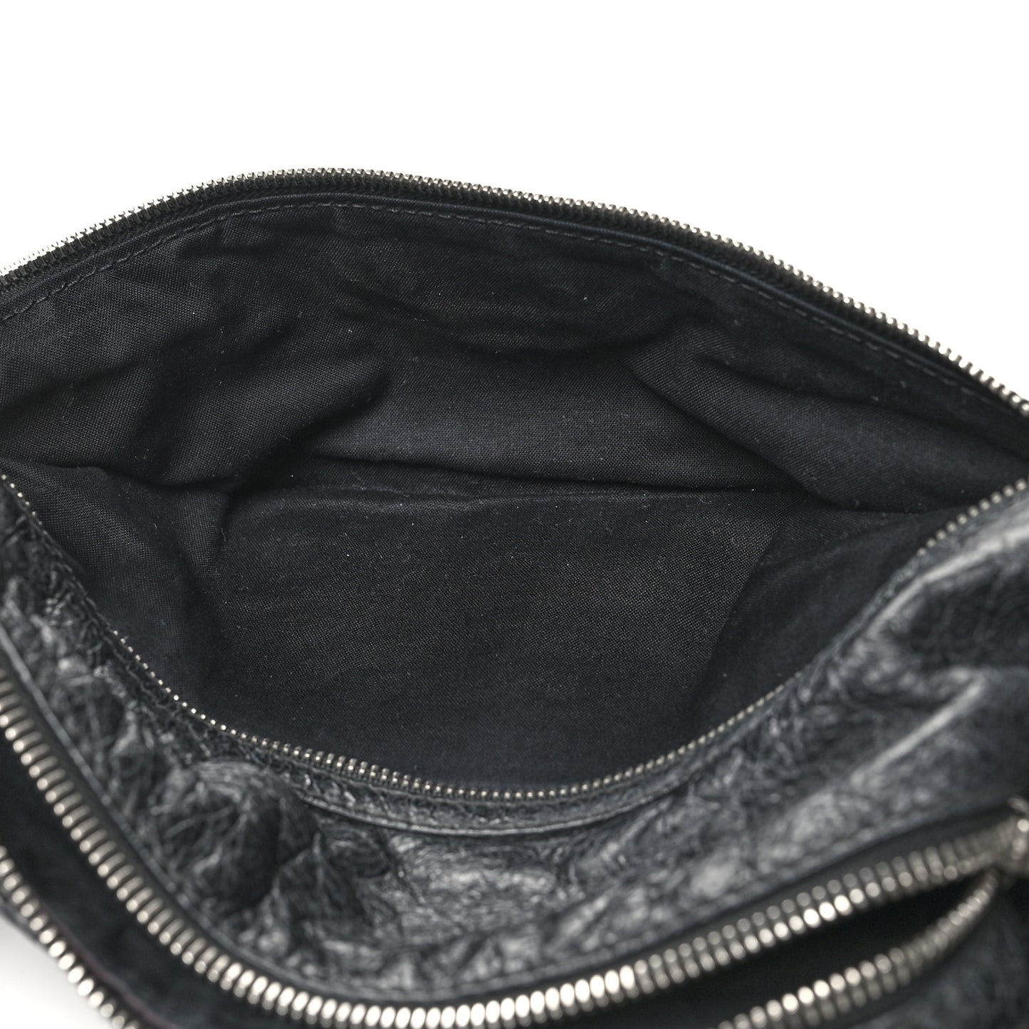 Lambskin Classic Hardware Neo Lift Hip Bag Black