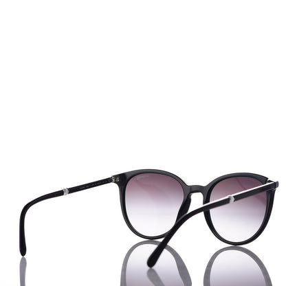 Chanel Acetate Butterfly Pearl Sunglasses 5394 Black 4 of 8