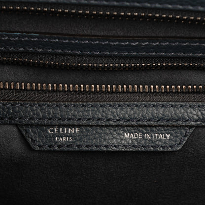 Celine Drummed Calfskin Mini Luggage Orage 6 of 8
