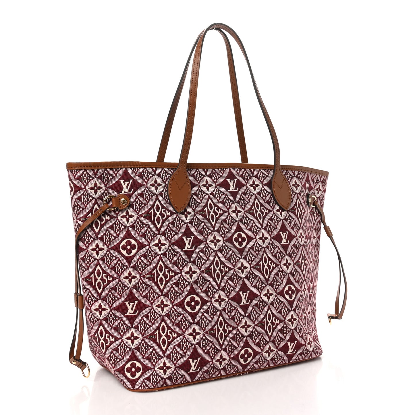 Jacquard Since 1854 Neverfull MM Bordeaux