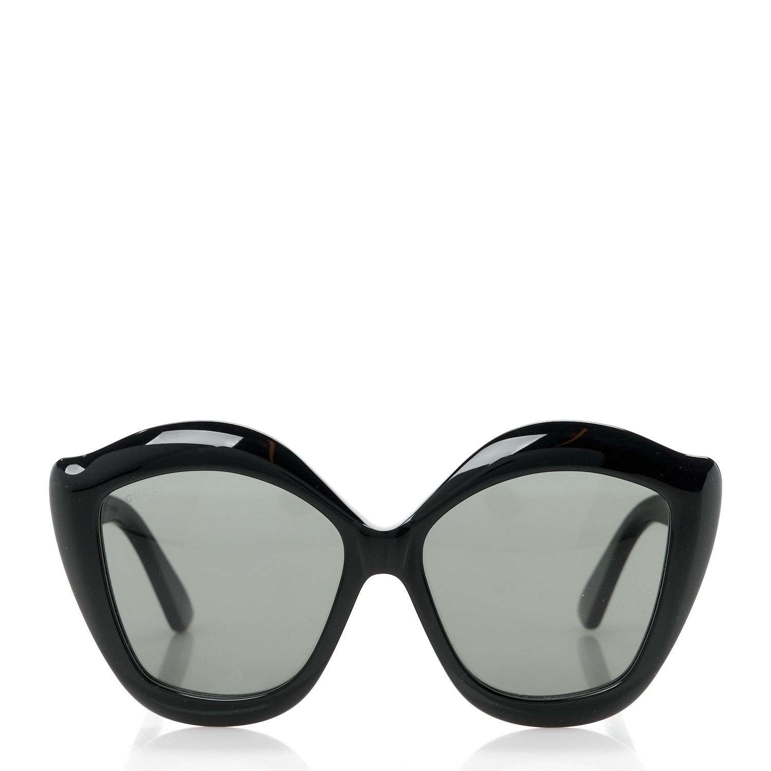 Gucci Cat Eye GG0117S Sunglasses Black 2 of 9