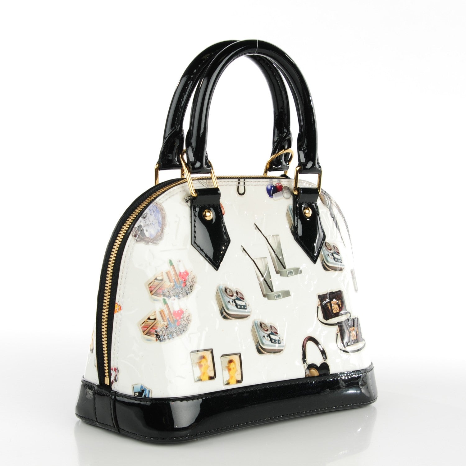 Louis Vuitton Vernis Stickers Alma BB 3 of 7