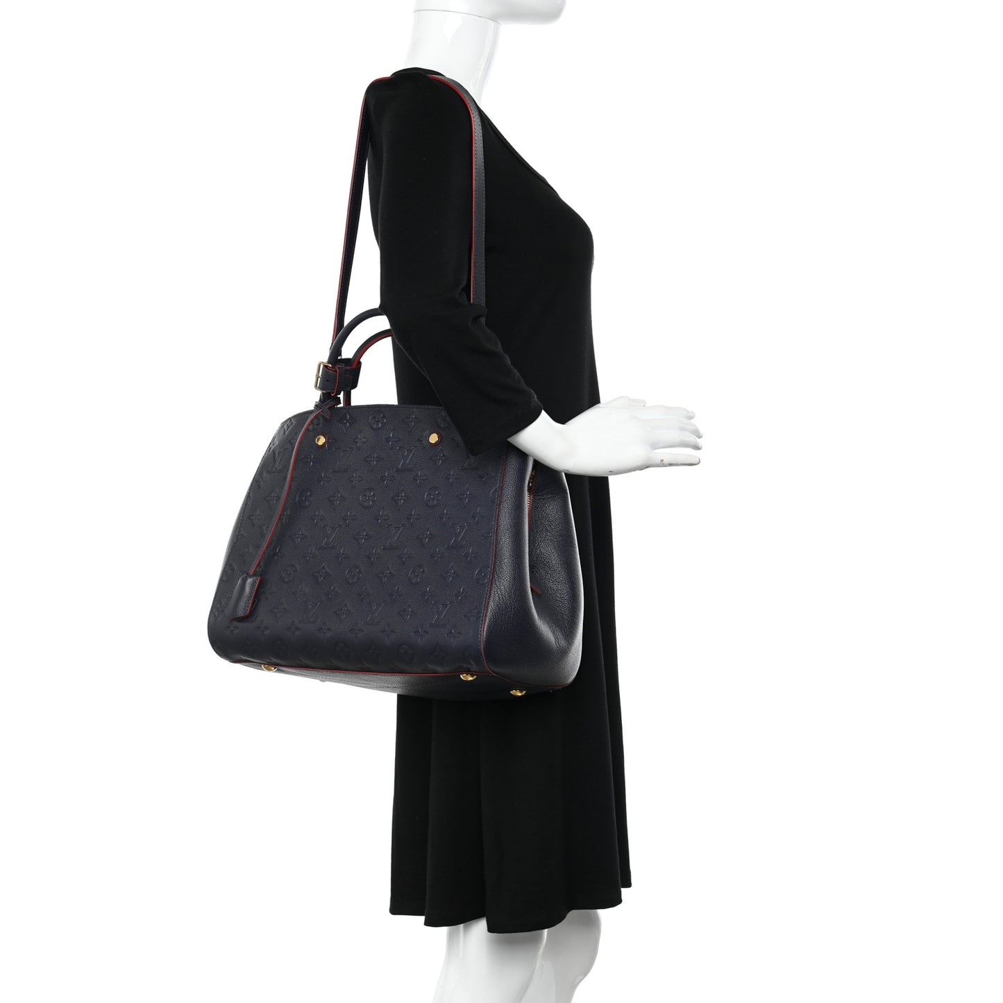 Empreinte Montaigne GM Marine Rouge