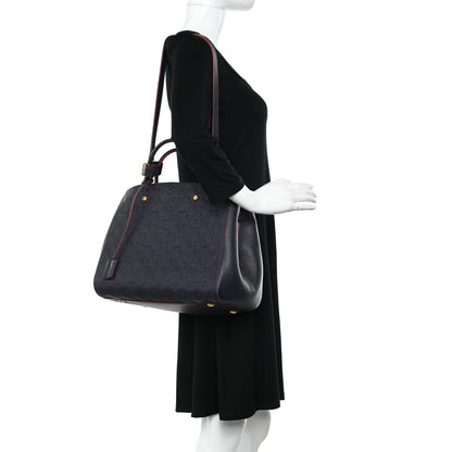 Louis Vuitton Empreinte Montaigne GM Marine Rouge 2 of 16