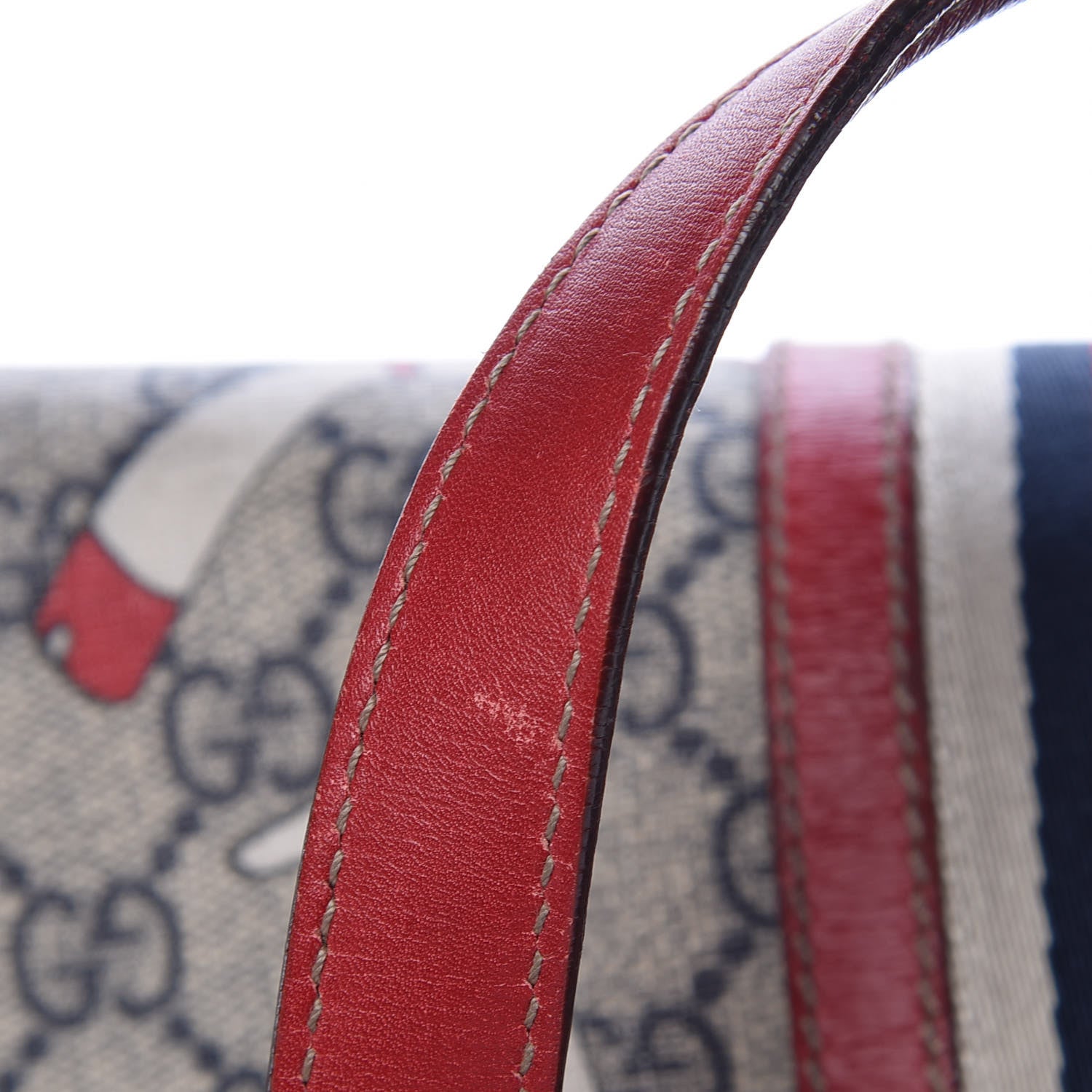 Gucci GG Supreme Monogram Boot Large Treasure Boston Tote 13 of 25