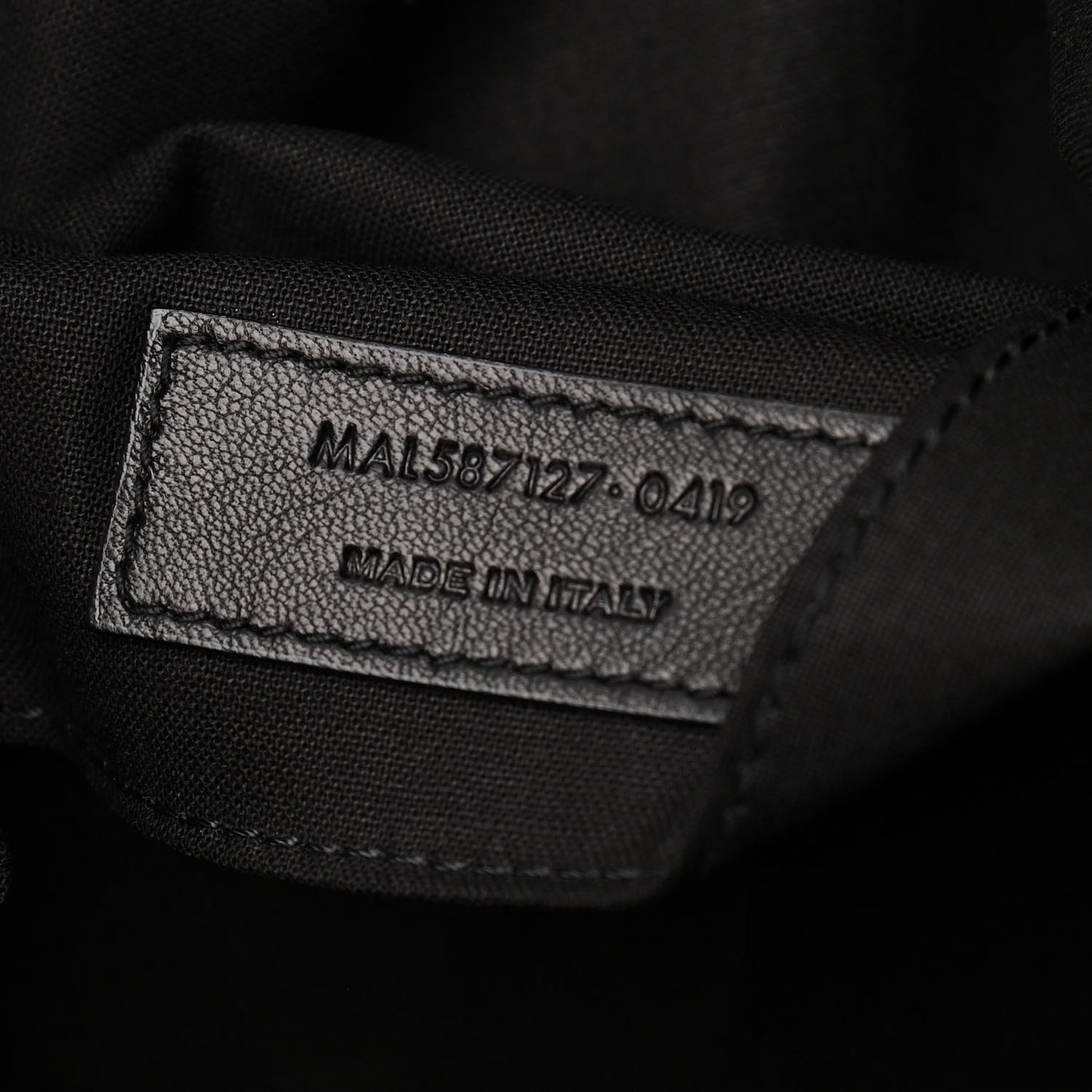 Calfskin Large Shopper Tote Black