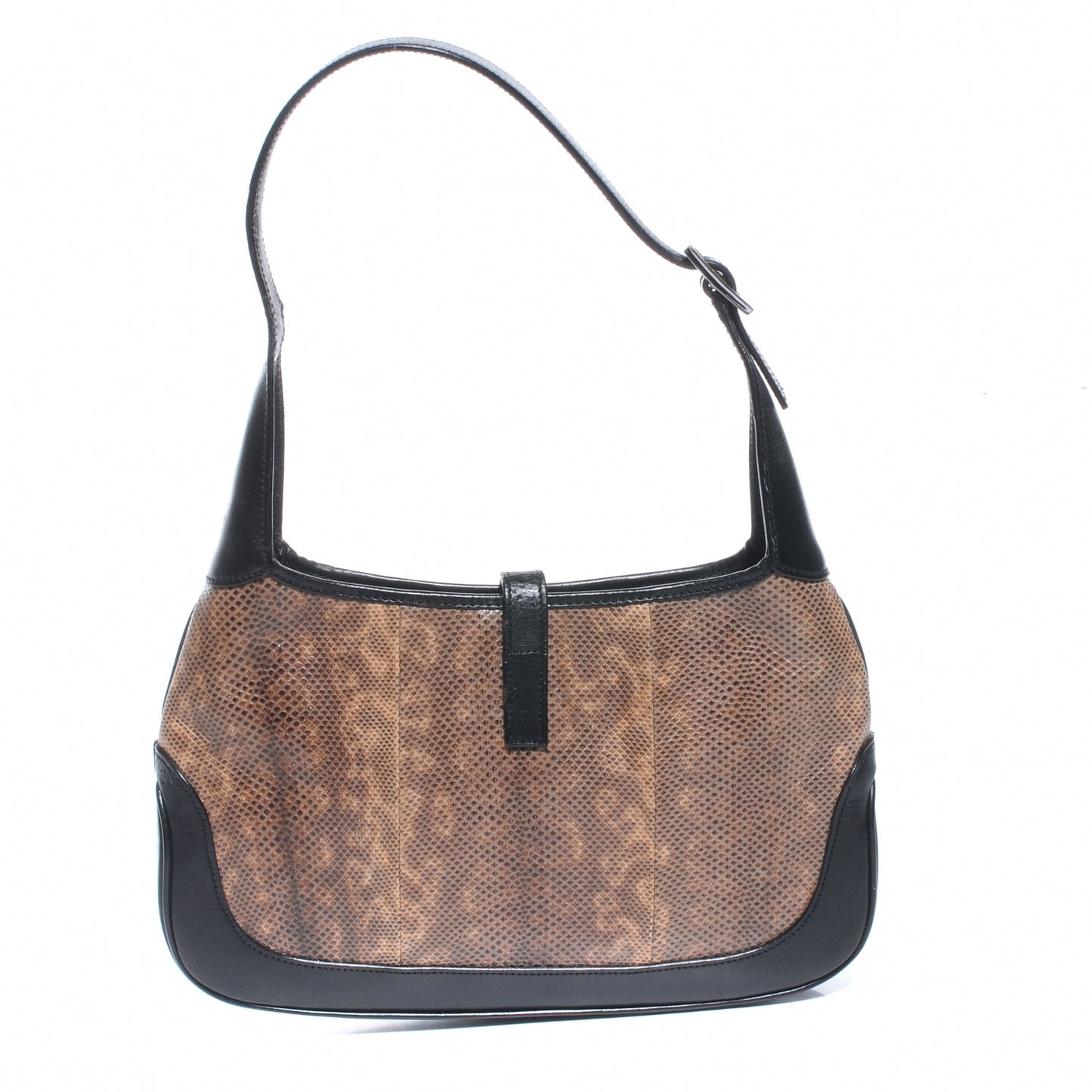 Lizard Jackie O Shoulder Bag