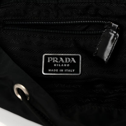 Prada Tessuto Nylon Saffiano Vela Backpack Black 6 of 9