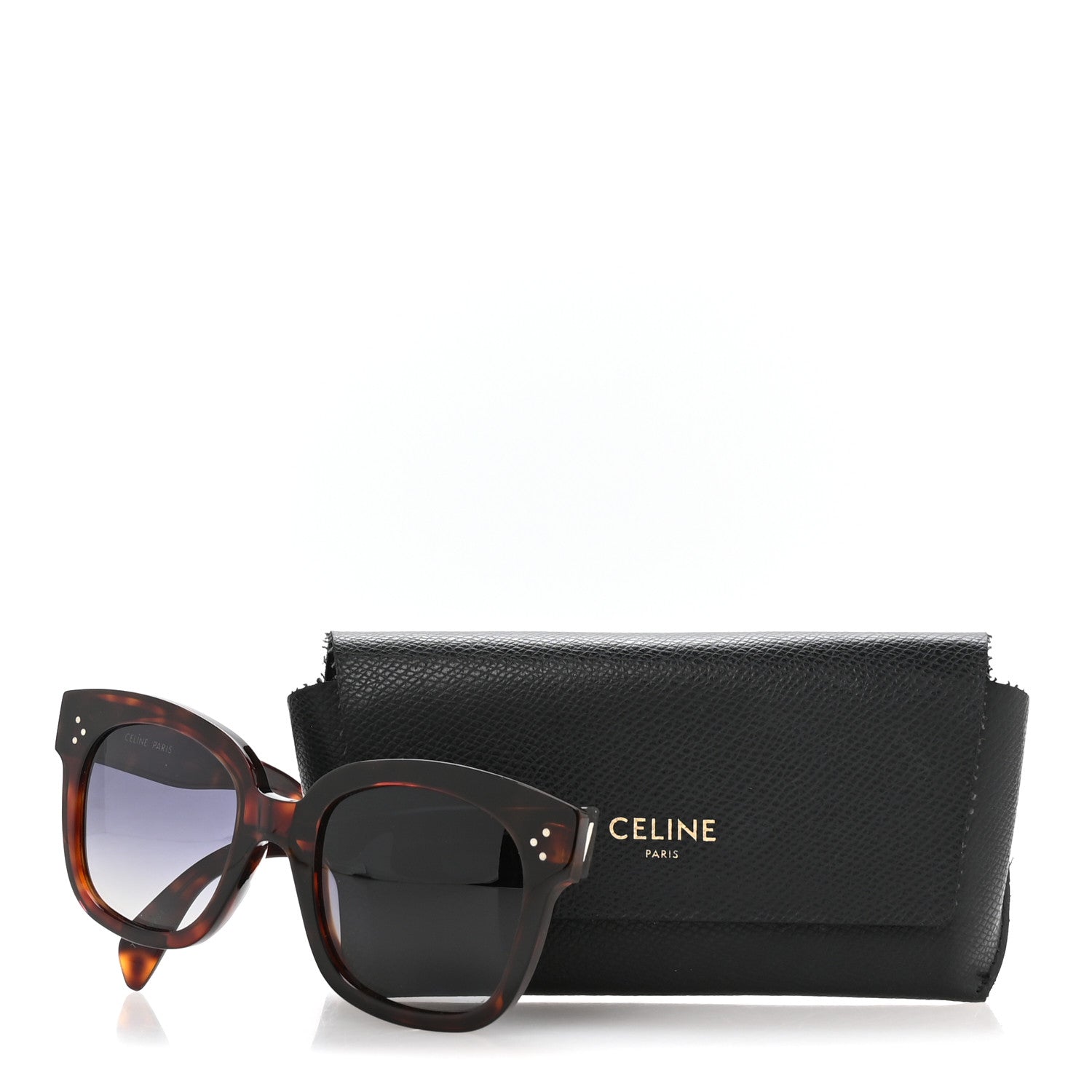 Celine Polarized New Audrey CL4002UN Sunglasses Tortoise 8 of 8