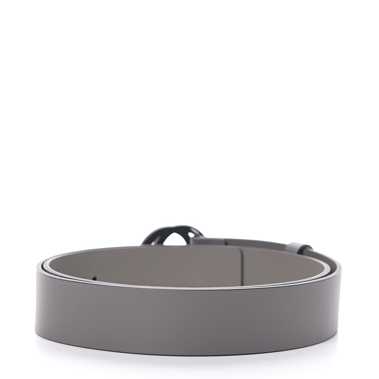 Gucci Calfskin Interlocking G 37mm Belt 100 40 Grey 2 of 5