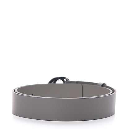 Gucci Calfskin Interlocking G 37mm Belt 100 40 Grey 2 of 5