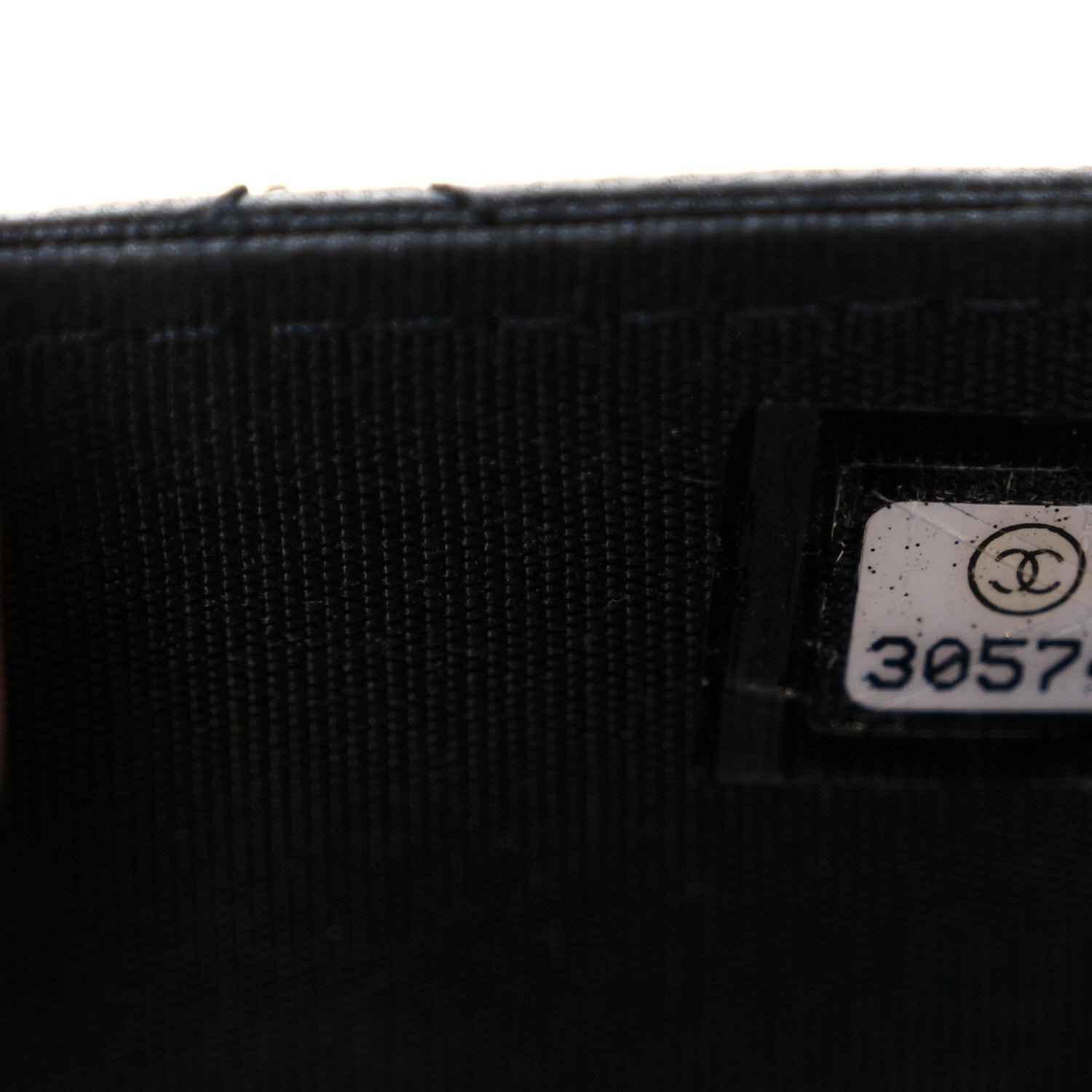 Chanel Lambskin Quilted CC Pearl Crush Wallet on Chain WOC Black 8 of 11