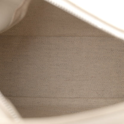 Loewe Soft Grained Calfskin Small Puzzle Edge Bag Soft White 5 of 13