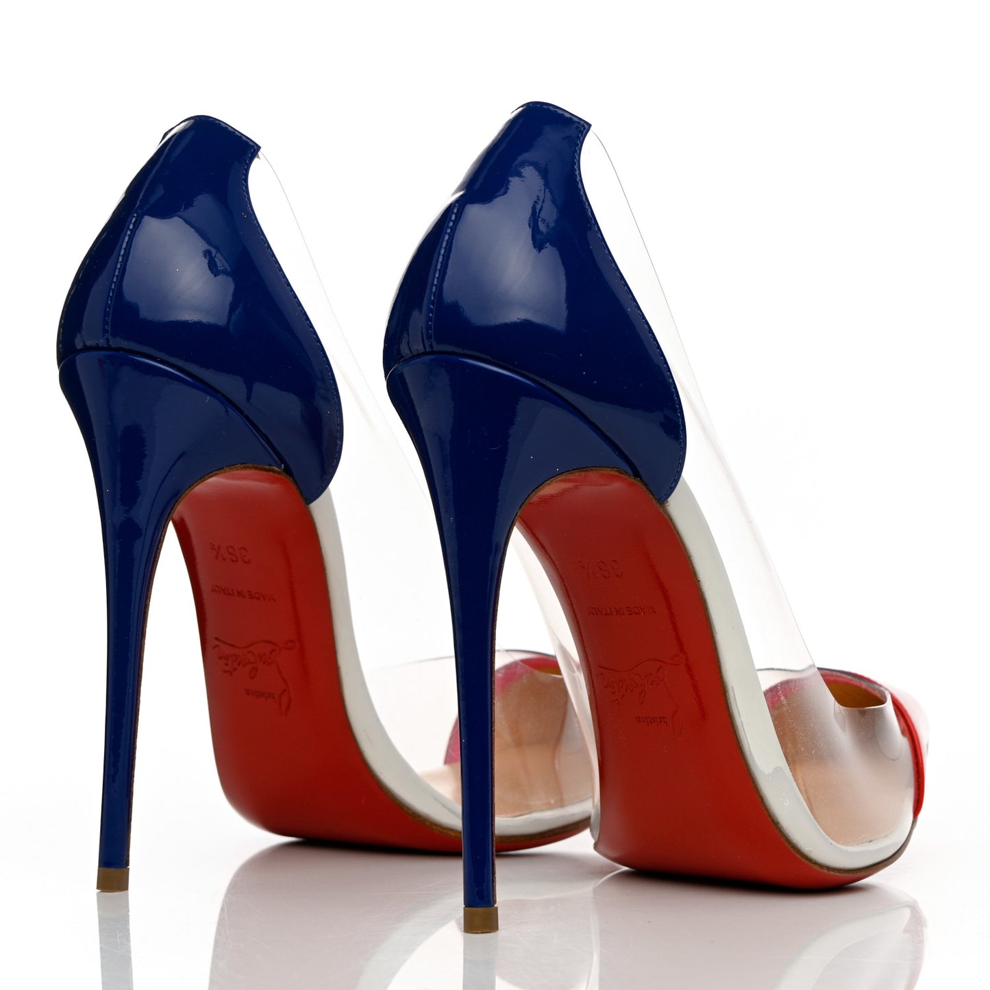 Patent PVC Debout 100 Pumps 36.5 Version Corazon