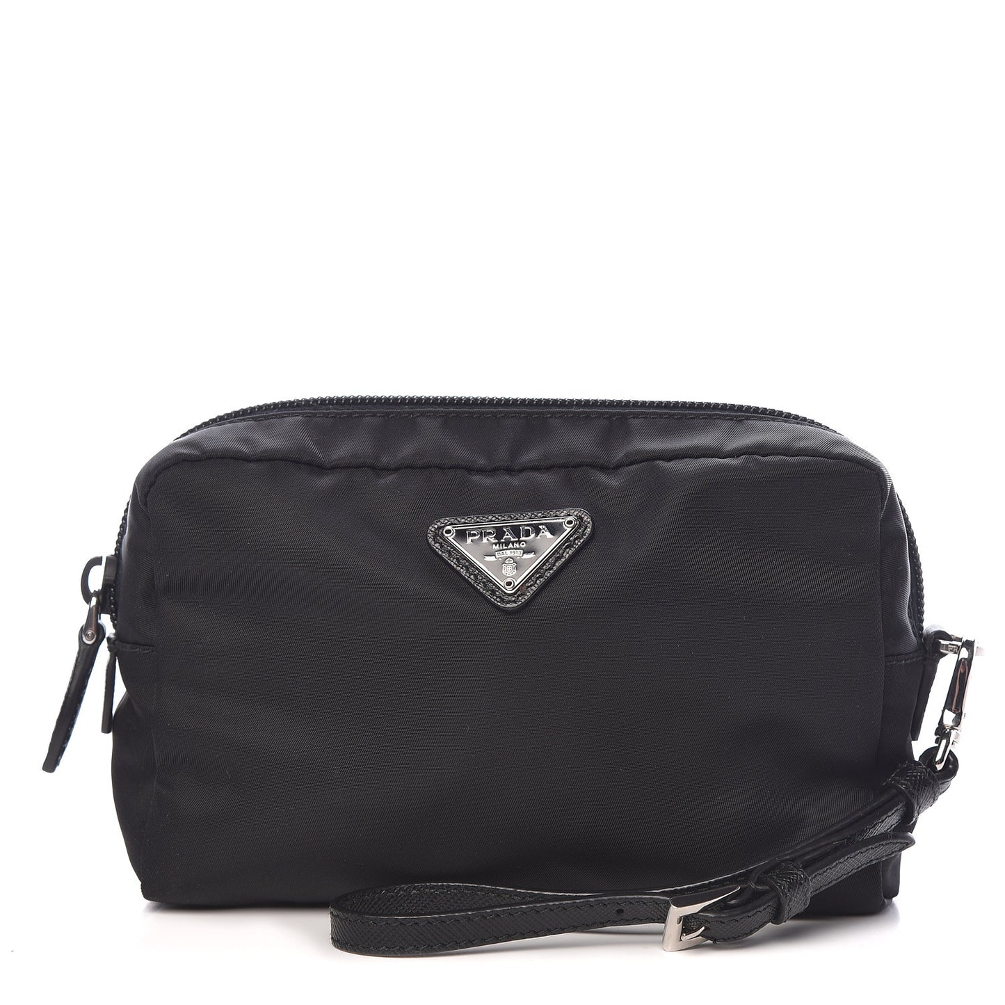 Tessuto Nylon Clutch Wristlet Black