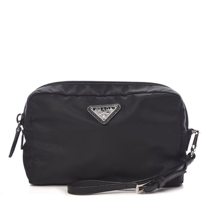 Prada Tessuto Nylon Clutch Wristlet Black 1 of 10
