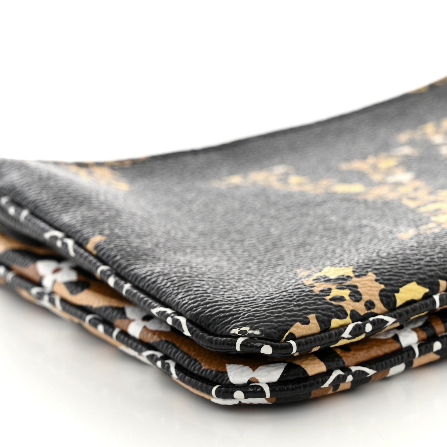 Louis Vuitton Monogram Giant Jungle Pochette Double Zip Black 9 of 12