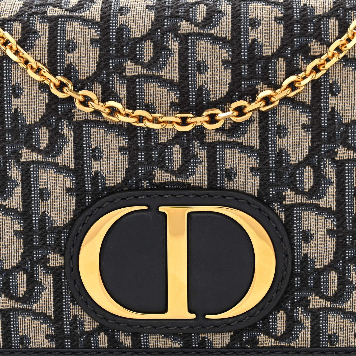 Christian Dior Oblique 30 Montaigne 2-In-1 Pouch Blue 8 of 11