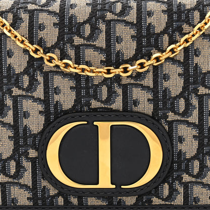 Christian Dior Oblique 30 Montaigne 2-In-1 Pouch Blue 8 of 11