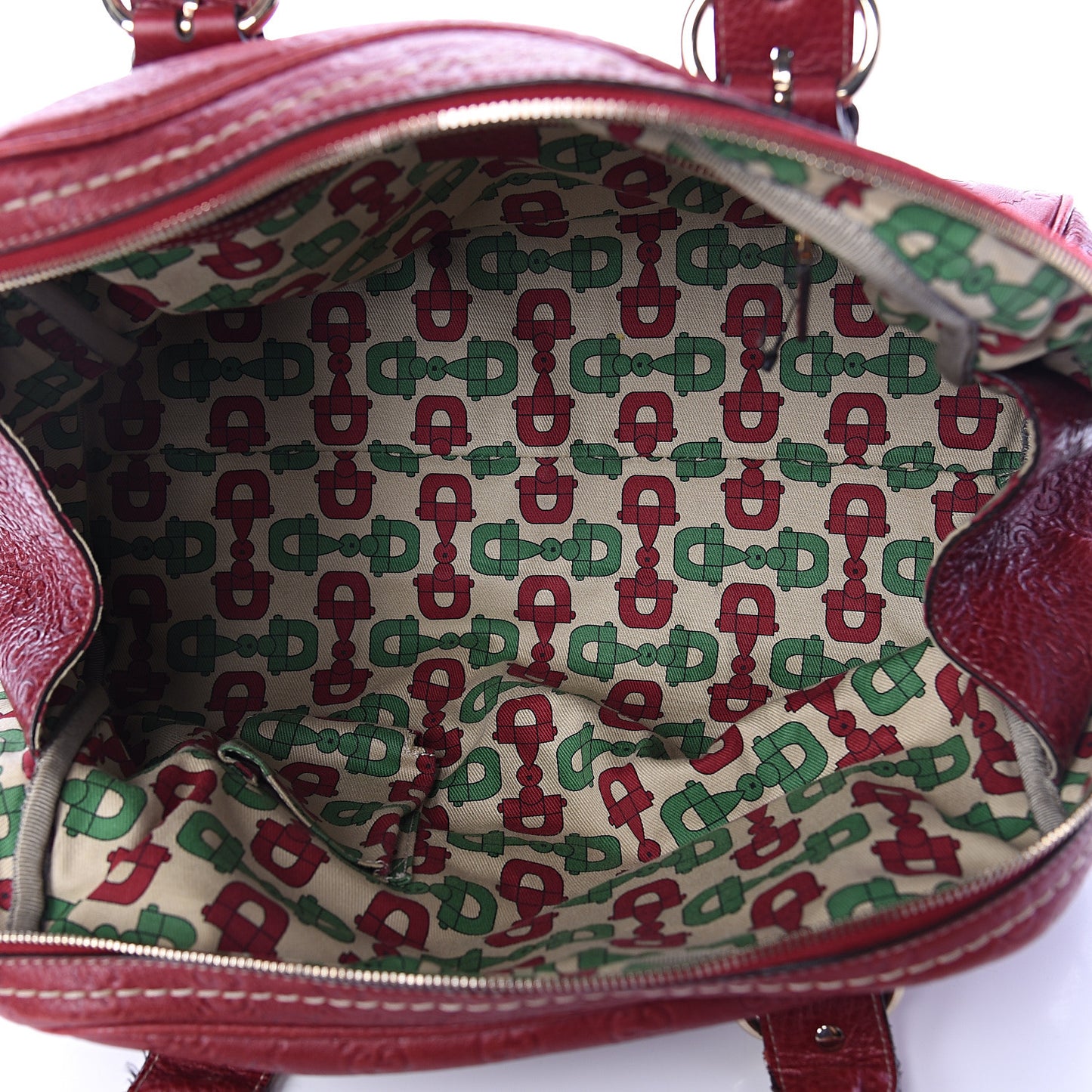 Guccissima Signoria Large Dome Bag Red