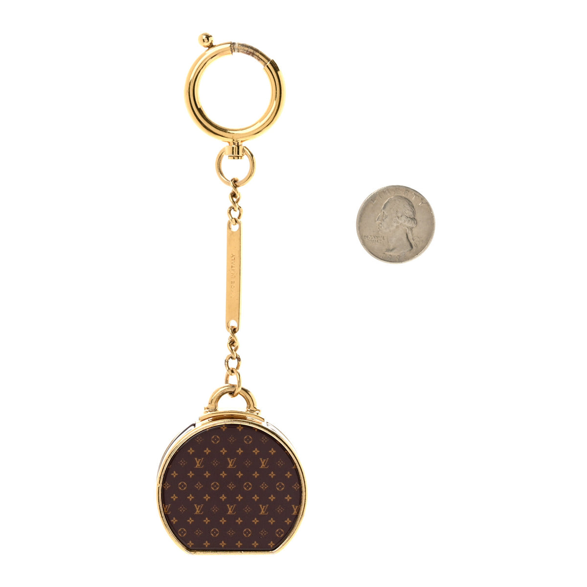 Louis Vuitton Monogram Hat Box Keychain 2 of 6