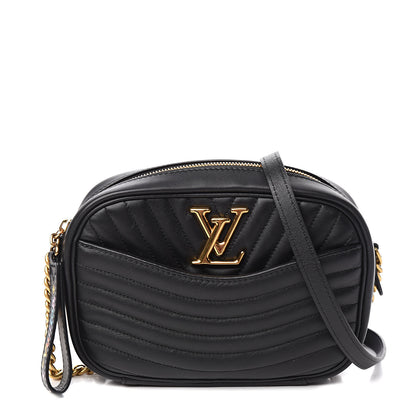 Louis Vuitton Calfskin New Wave Camera Bag Black 1 of 10