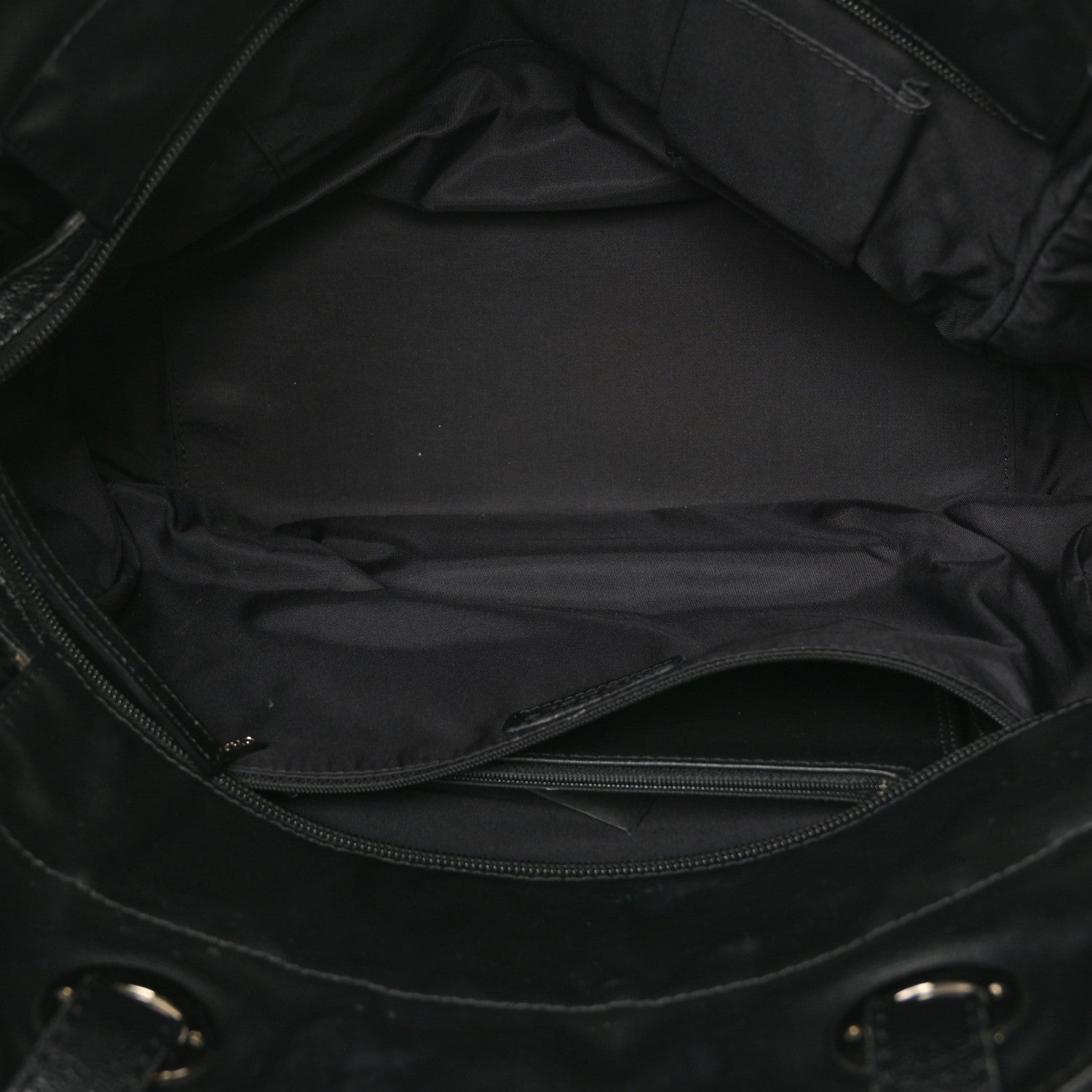 Chanel Coated Canvas Quilted Large Paris Biarritz Tote Black 5 of 9