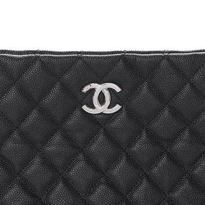 Chanel Caviar Quilted CC Shopping Tote Black 10 of 11