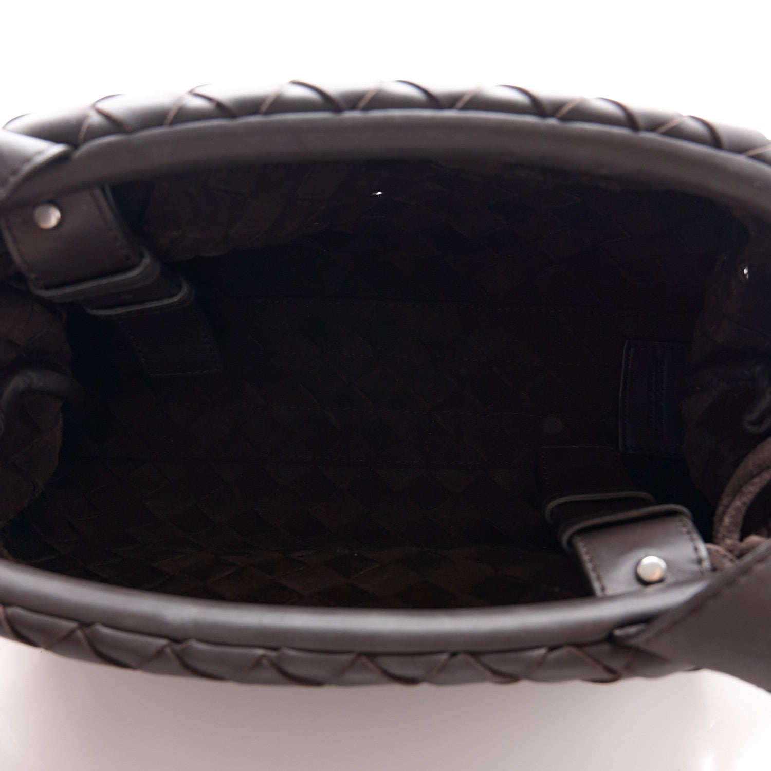Bottega Veneta Nappa Intrecciato Pouch Shoulder Bag Brown 6 of 14