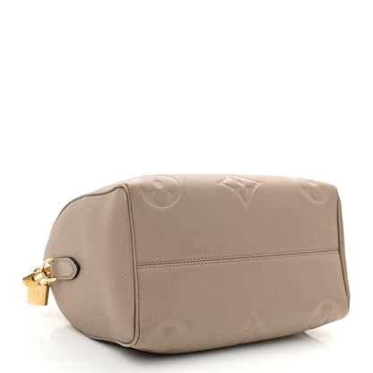 Louis Vuitton Empreinte Monogram Giant Speedy Bandouliere 25 Tourterelle 5 of 7