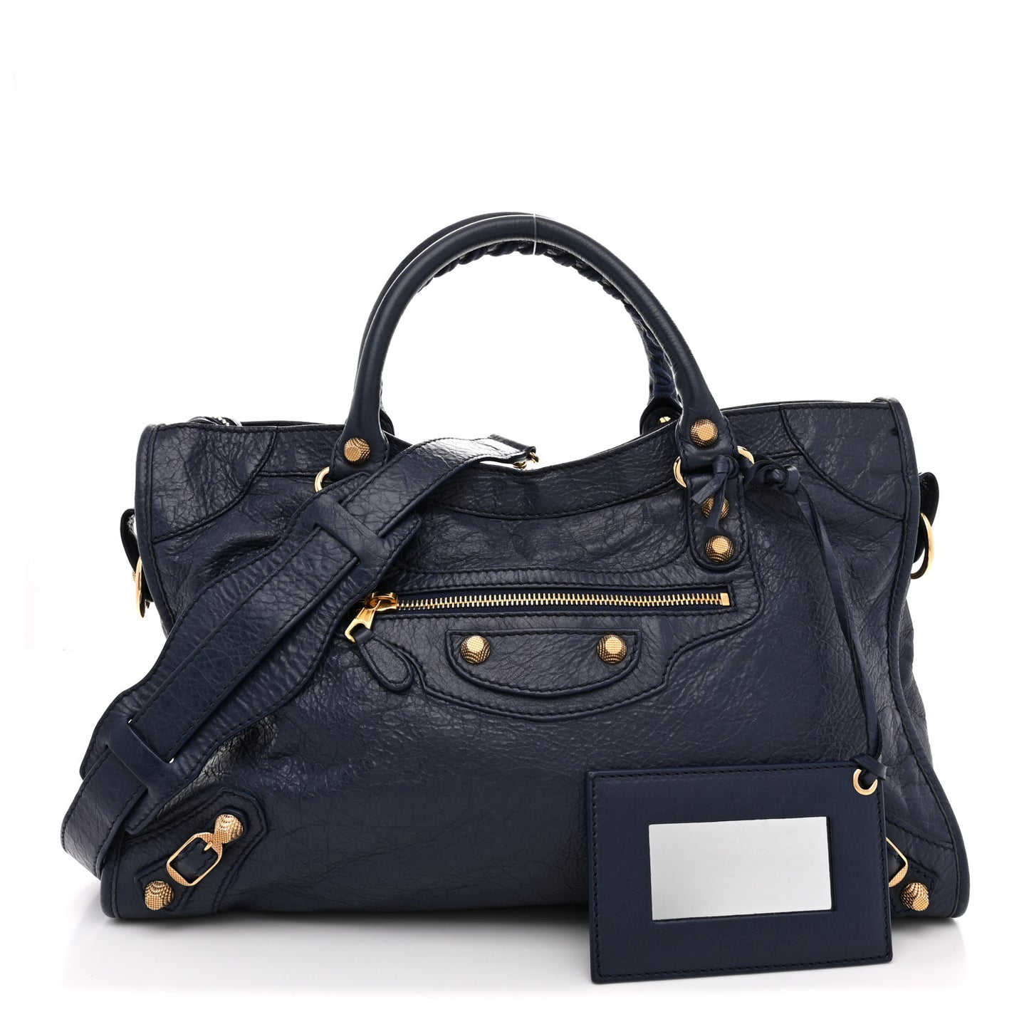 Agneau Giant 12 Gold Hardware City Gris Chartreux