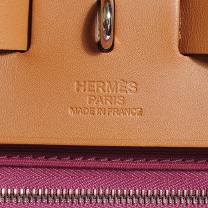 Hermes Toile Herbag Zip MM Tosca 6 of 11