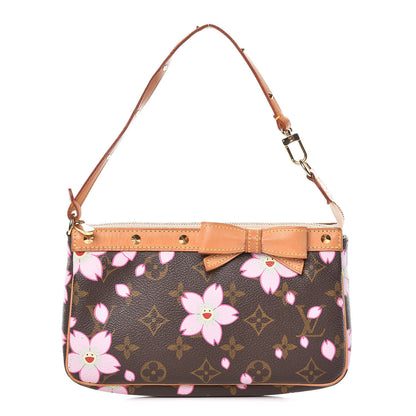 Louis Vuitton Monogram Cherry Blossom Pochette Accessories Brown 1 of 12
