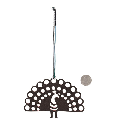 Hermes Epsom Togo Petit H Peacock Bag Charm Multicolor 3 of 8