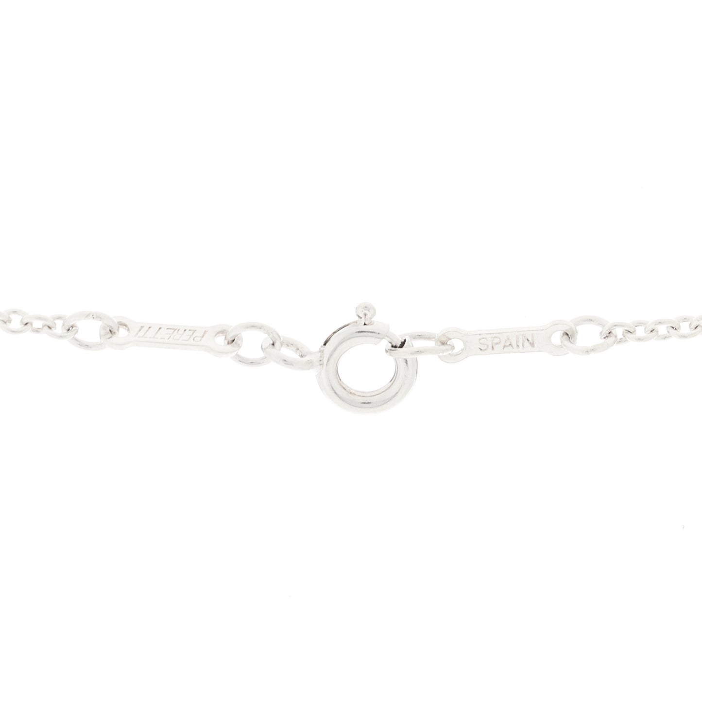 Sterling Silver Elsa Peretti 5 Open Hearts Necklace