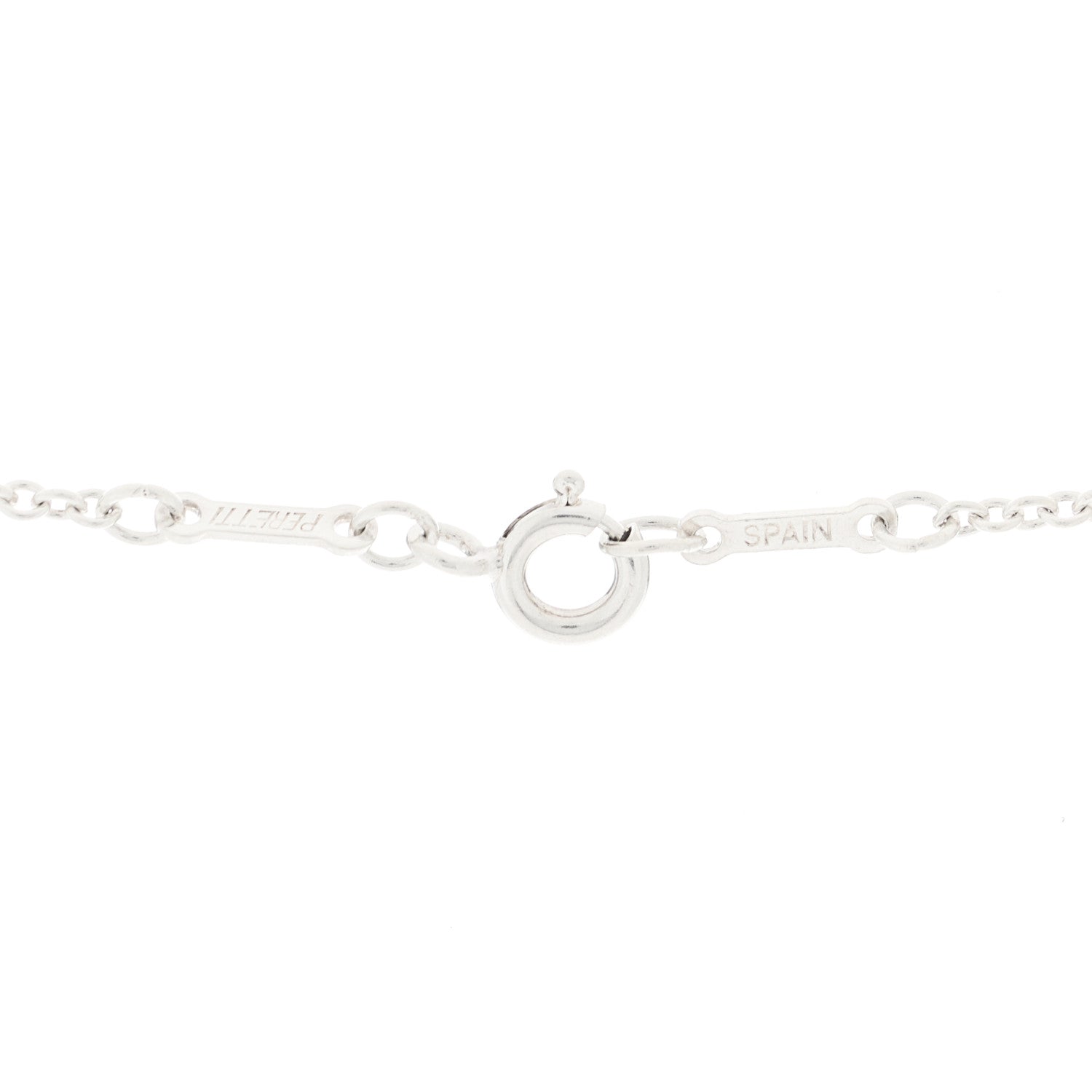 Tiffany Sterling Silver Elsa Peretti 5 Open Hearts Necklace 4 of 4