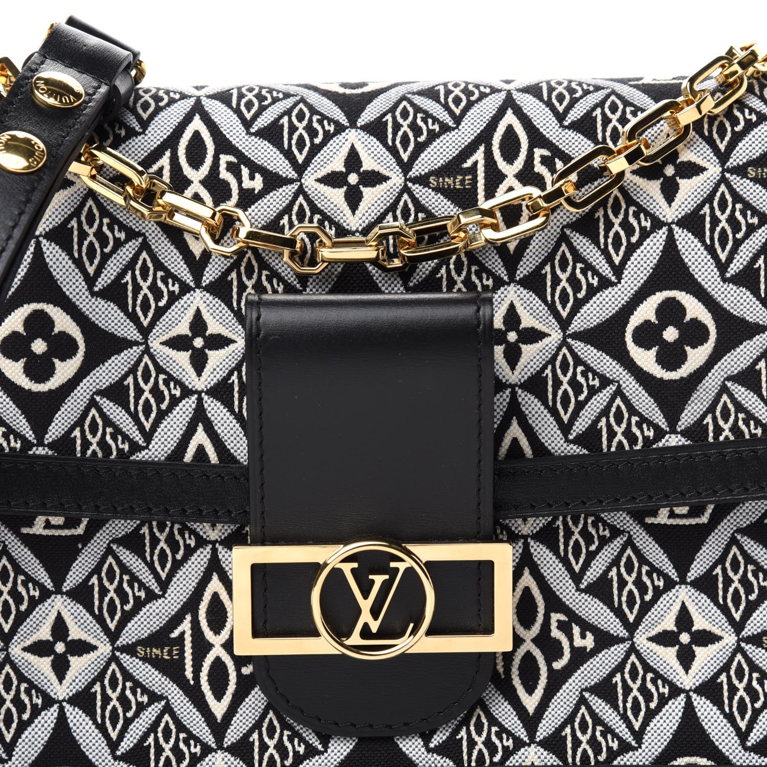 Louis Vuitton Jacquard Since 1854 Dauphine MM Grey 9 of 10