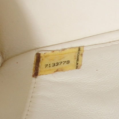 Chanel Lambskin Contrast Stitched Shopping Tote White 6 of 7