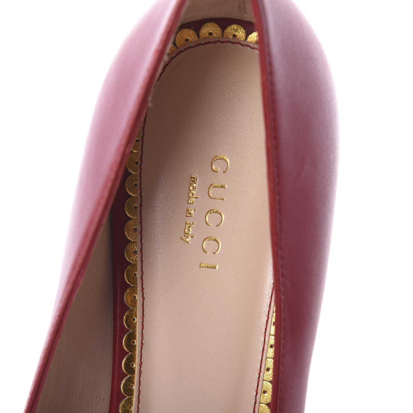 Nappa Queen Margaret Low Heel Pumps 40 Hibiscus Red