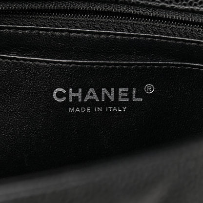 Chanel Caviar Quilted Jumbo Single Flap Black 8 of 12