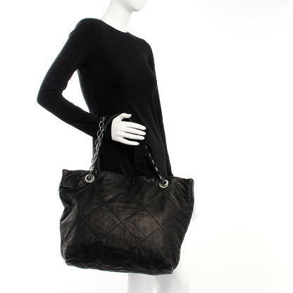 Lanvin Lambskin Quilted Large Amelia Tote Black 2 of 6