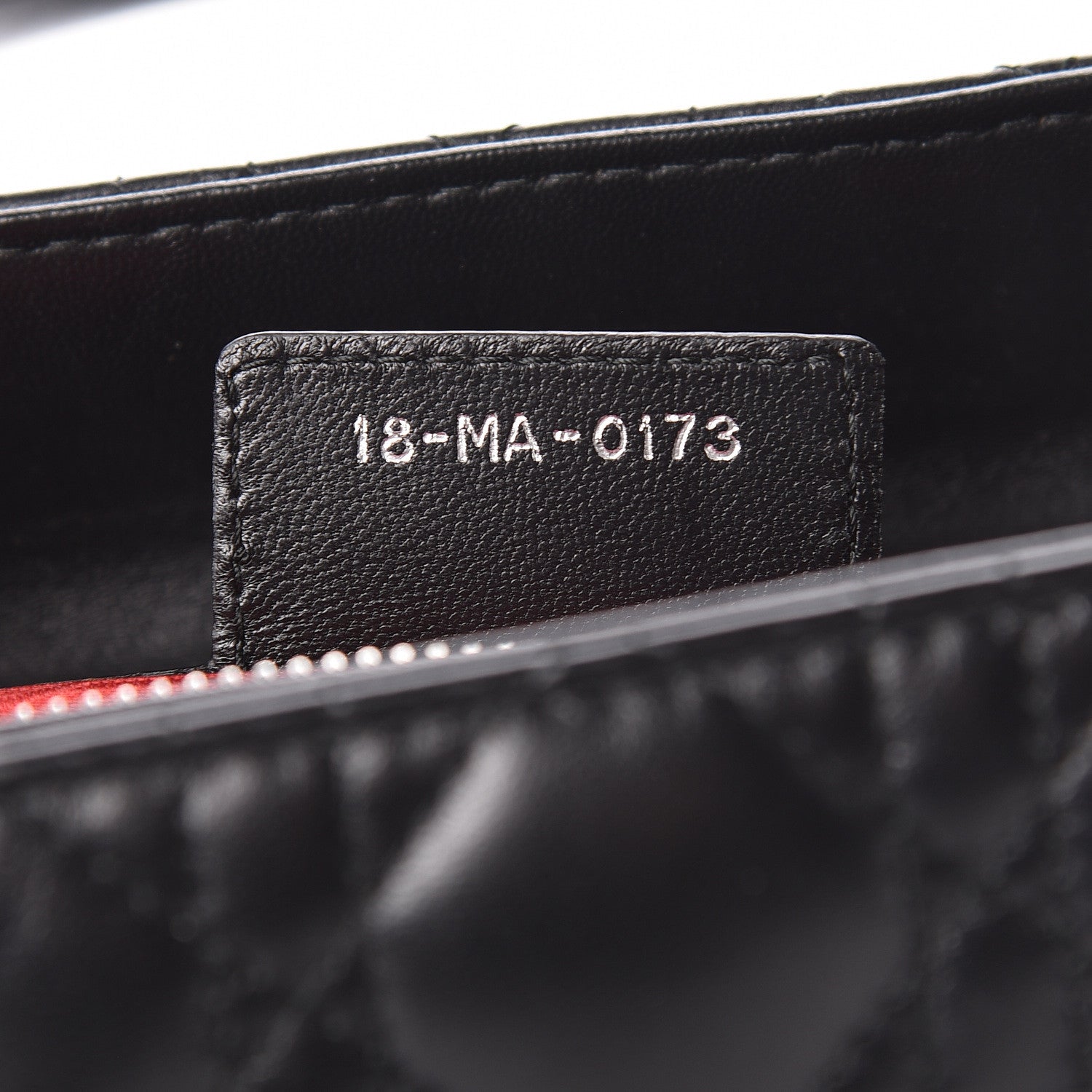 Christian Dior Lambskin Cannage Large Lady Dior Black 7 of 10
