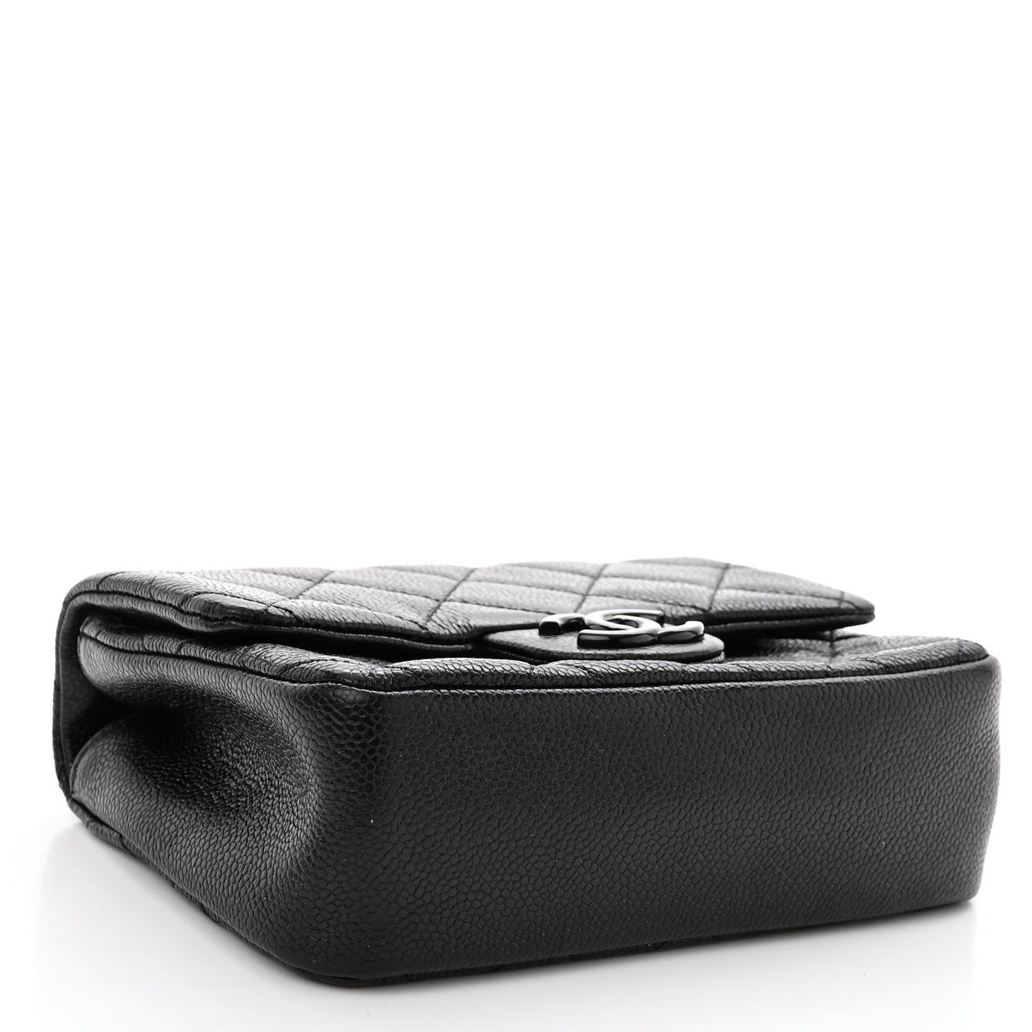 Caviar Quilted Incognito Mini Square Flap Black