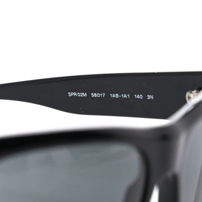 Prada Acetate Sunglasses SPR 02M Black 6 of 7