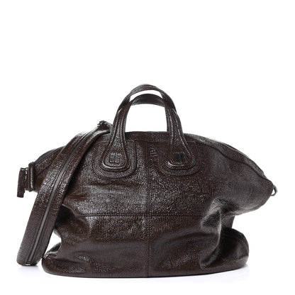 Givenchy Glazed Pebbled Calfskin Large Nightingale Brown 1 of 5