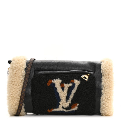 Louis Vuitton Calfskin Monogram Teddy Muffle Black 1 of 10