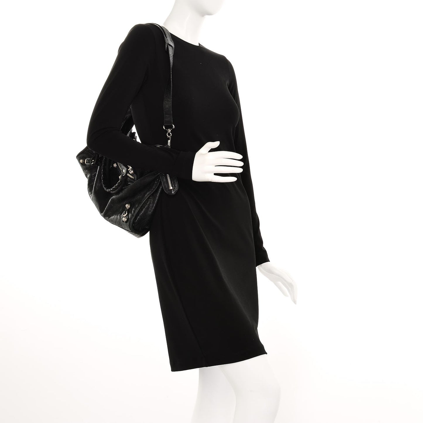 Agneau Giant 12 Silver Hardware City Black