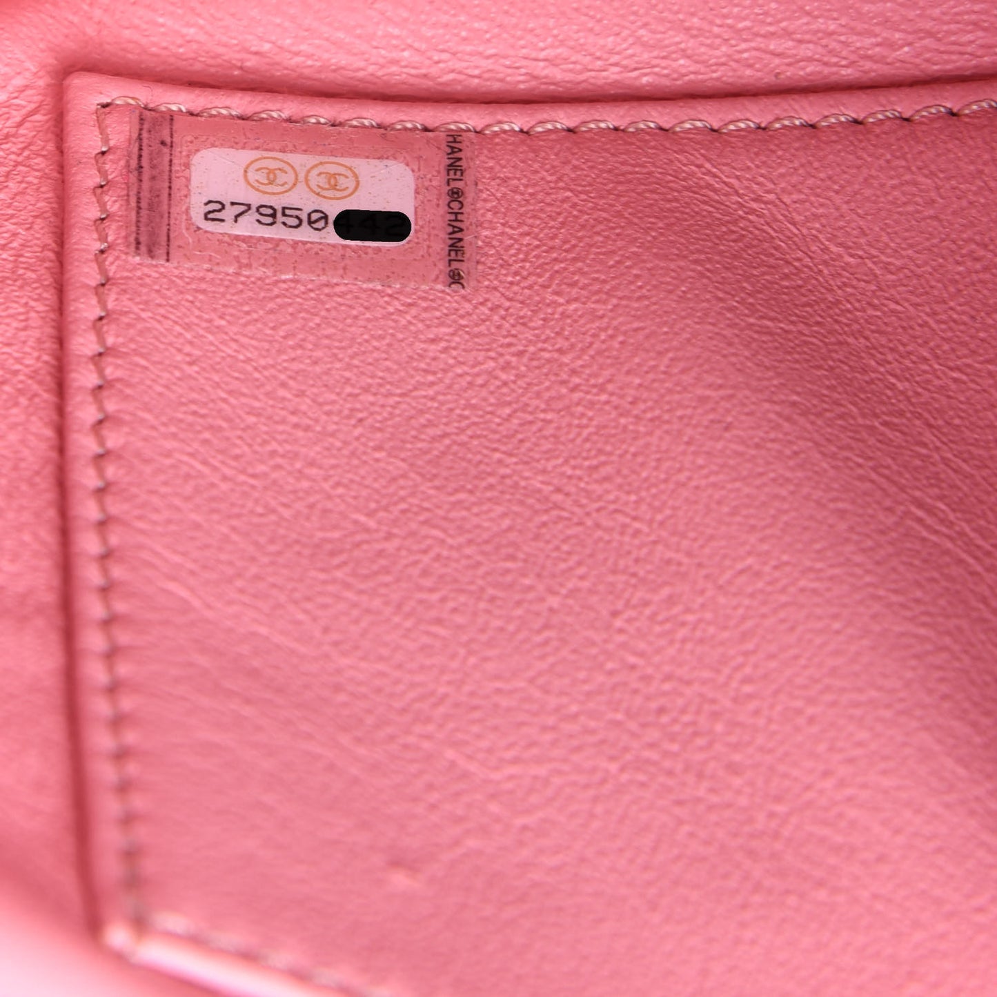 Tweed Lambskin Quilted Small CC Filigree Flap Pink