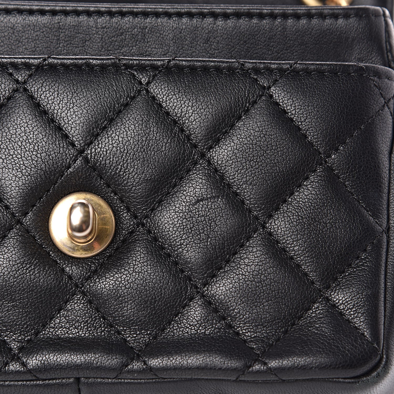 Chanel Lambskin Quilted Small Camellia Flower Flap Black 10 of 18